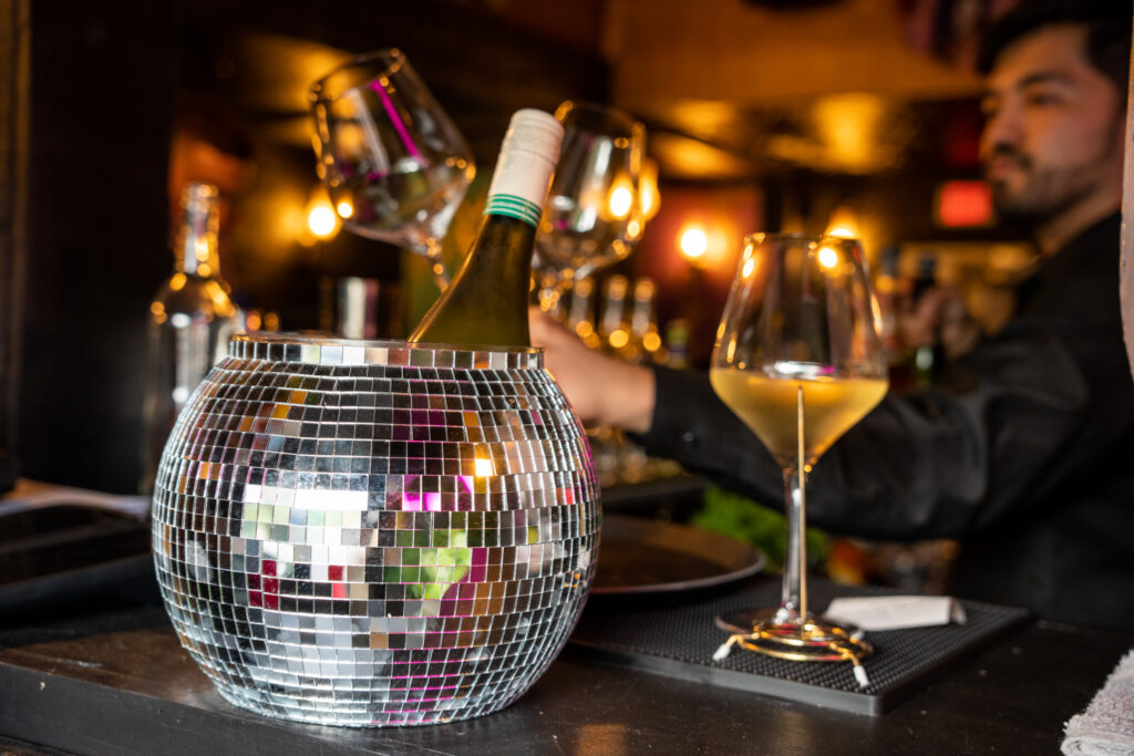 Cocktails from the Incanto menu served at the bar in Houston