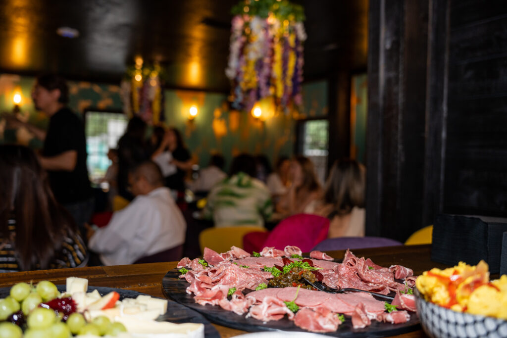 Holiday party Houston Heights – charcuterie board at Incanto